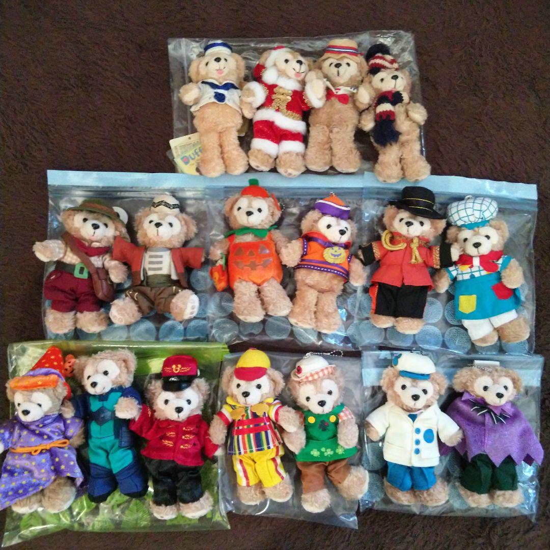 ダッフィー ぬいば ぬいぐるみバッジ 歴代 レア 17体セット ステラルー