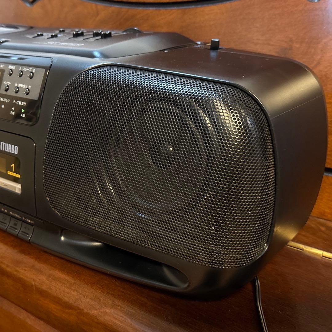 SHARP QT-50CD ラジカセ：作動品 - メルカリ
