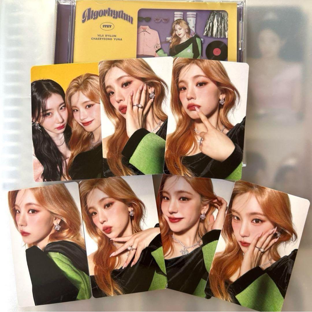 itzy algorhythm イェジ盤　トレカコンプ　未再生 🪸 ITZY ALGORHYTHM 있지 럭키드로우 포카 tower records lucky draw