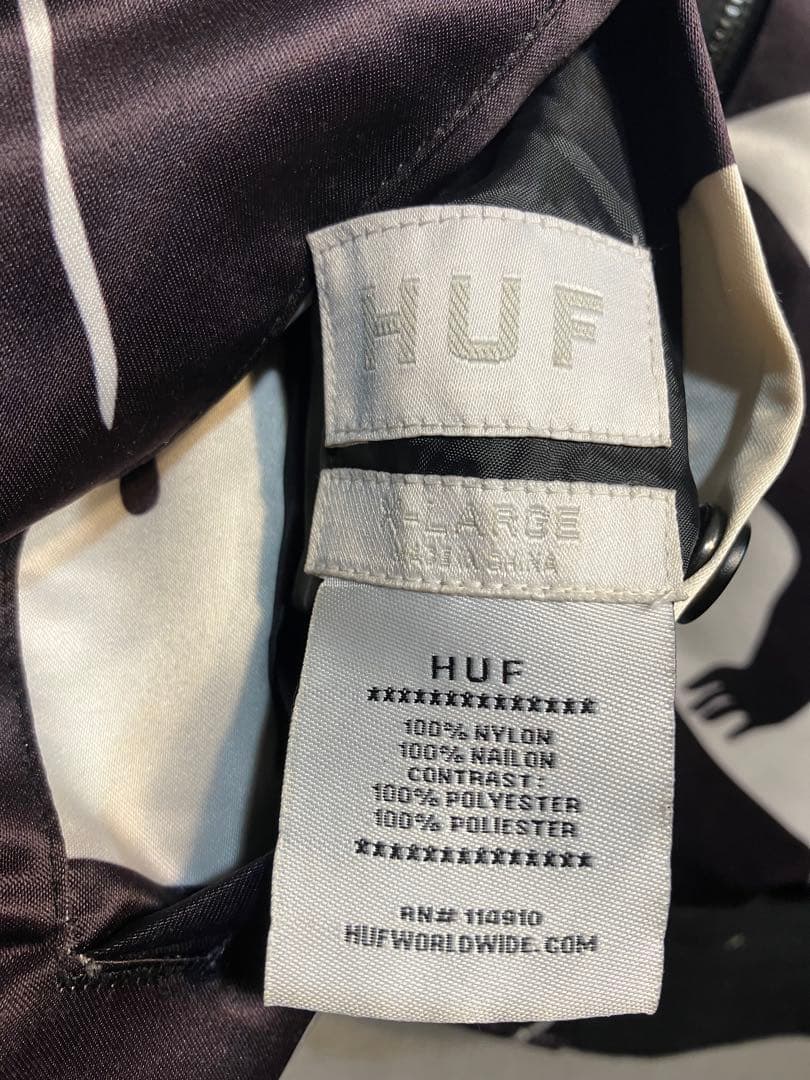 HUF/Cleon bomber jacket リバーシブル ブラック XL - メルカリ