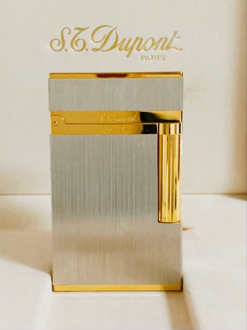 S.T.Dupont デュポン ガスライター ライン2 ヘアライン 16841