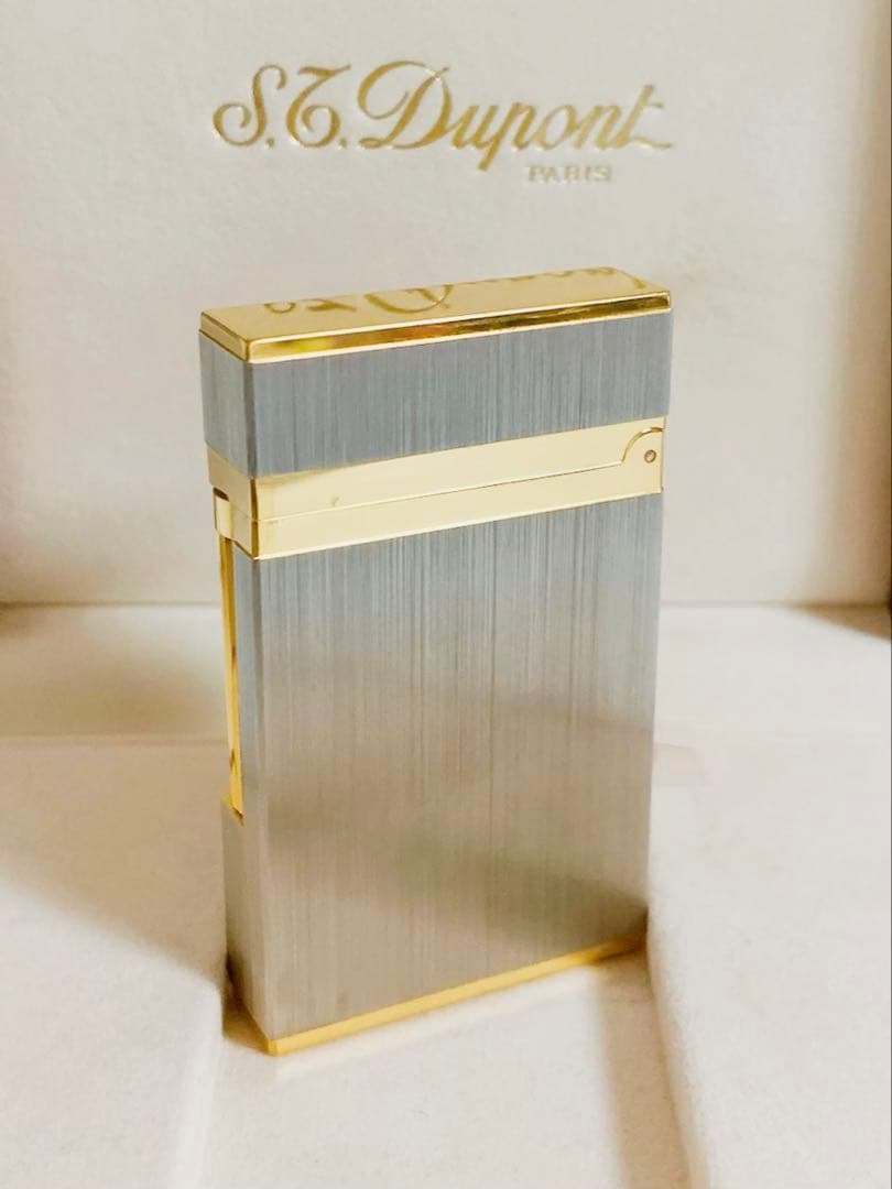 S.T.Dupont デュポン ガスライター ライン2 ヘアライン 16841