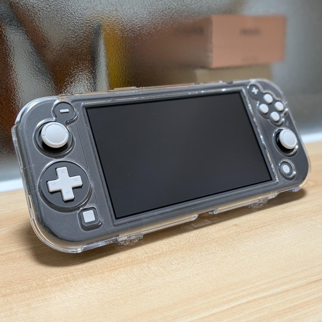 Nintendo Switch Lite 本体 グレー カバー・ケース・フィルム Nintendo Switch Lite 本体ケース 画面保護フィルム 2点セット