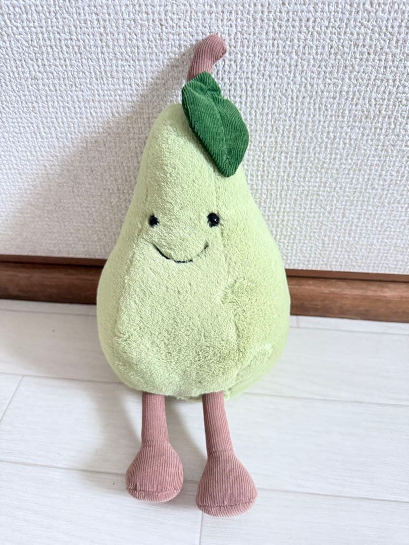 新品 ジェリーキャット jelly cat 梨 洋梨 ぬいぐるみ フルーツ - メルカリ