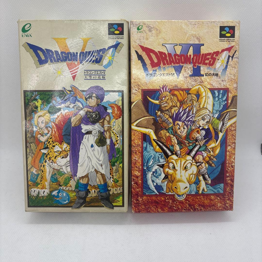 当時もの ドラゴンクエストV VI セット ドラクエ5 6 セット - メルカリ