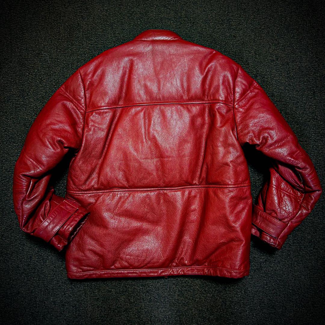 ハーレーダビッドソン デッドストックレザーダウン ボルドー M - メルカリ