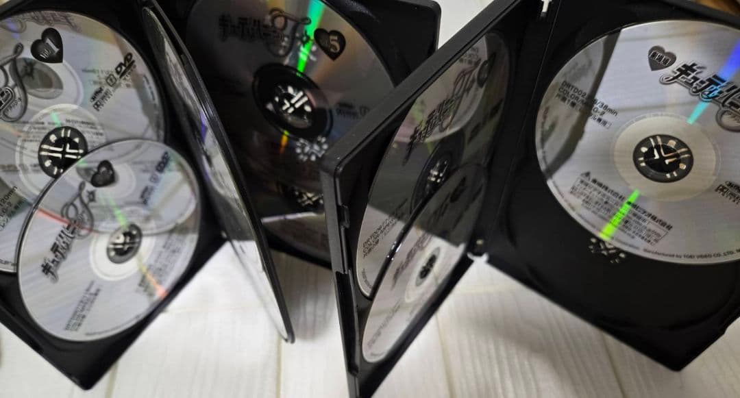 キューティーハニーF（フラッシュ）+　劇場版　DVD　全9巻セット　レンタル