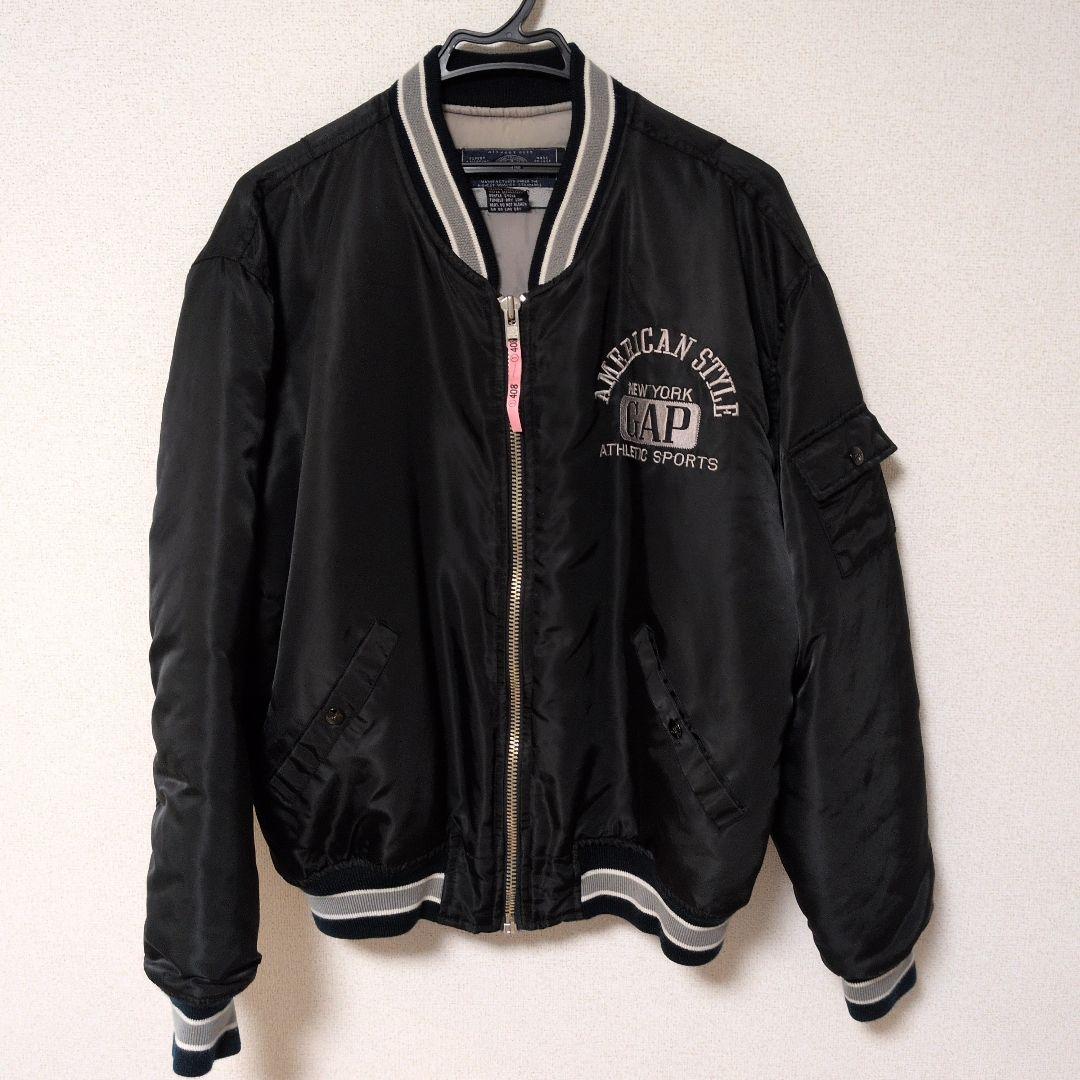 80s old GAP タロンジップ スタジャン ma-1 ボンバージャケット - メルカリ