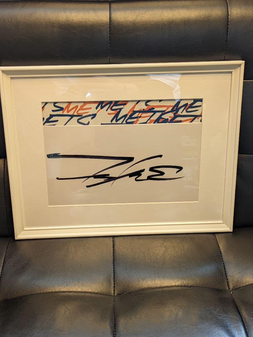 futura 直筆　タギング　サイン　タグ 数量限定】選手直筆サイン入り手形色紙