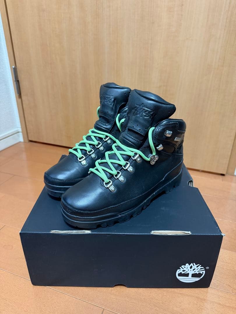 Stussy × Timberland Hiker Boot \"Black\"