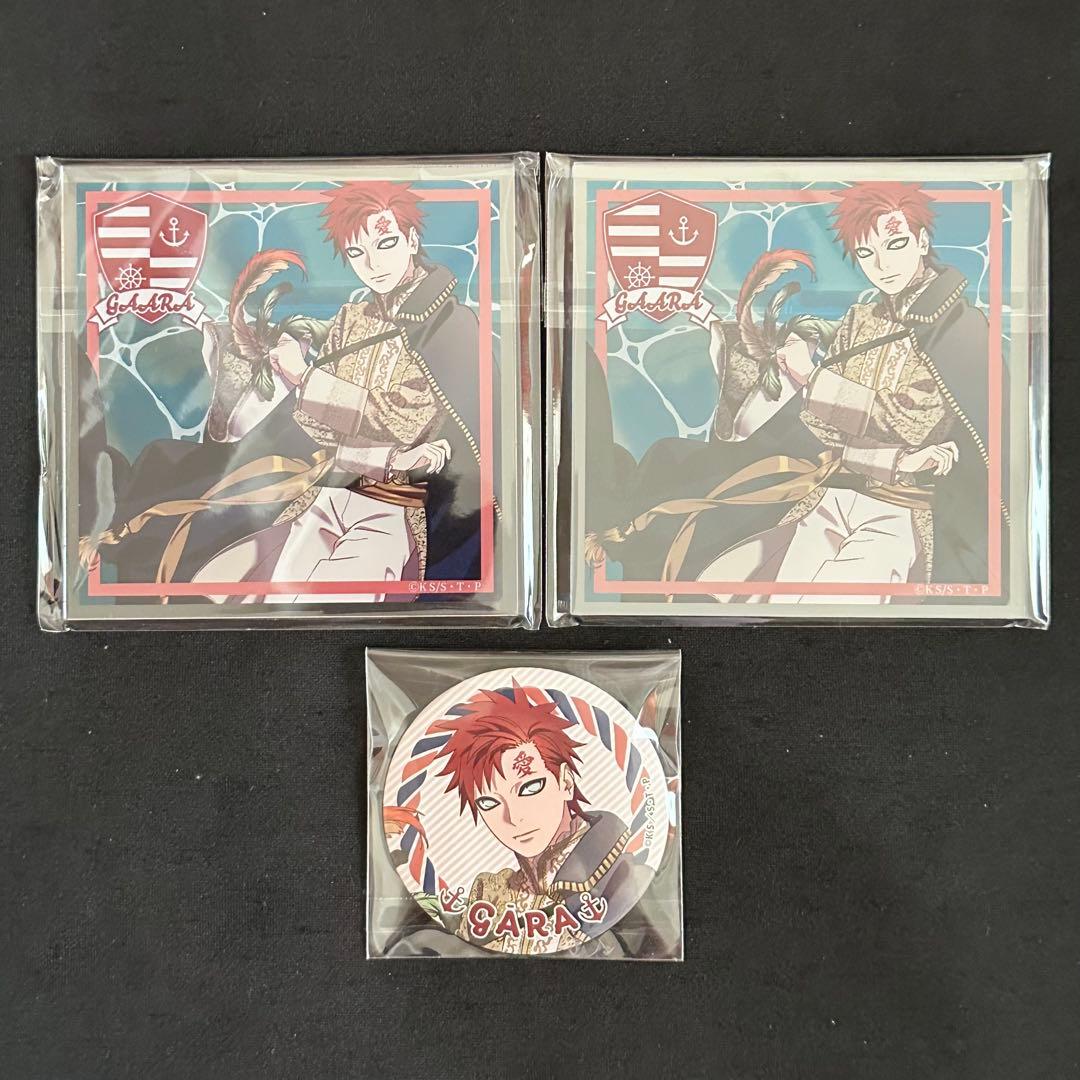 NARUTO 我愛羅 マリンルック アクリルコースター 缶バッジ - メルカリ