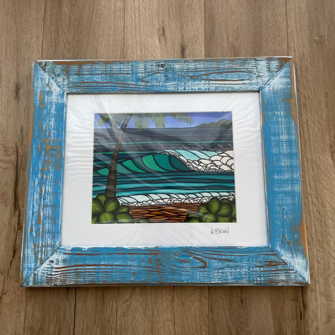 純正額付きHeather Brownアートフレーム絵画　ハワイロンハーマンwtw 楽天市場】【SALE】【額付き&ｸｰﾎﾟﾝ5%OFF】ヘザーブラウン／HEATHER