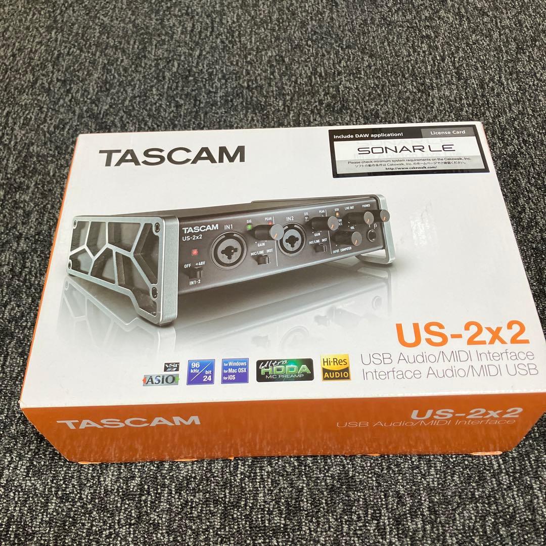 新品未使用　TASCAM US-2x2 USBオーディオインターフェース us-2x2_i_01.jpg