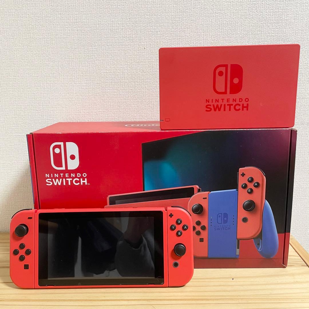 【極美品】Nintendo Switch マリオレッド×ブルー 保護フィルム付き Amazon.co.jp: Nintendo Switch マリオレッド×ブルー セット : ゲーム
