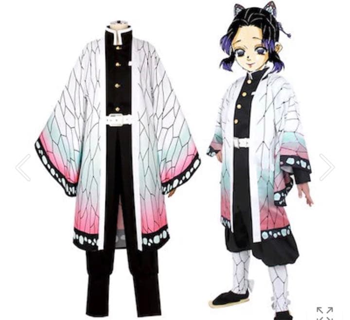 鬼滅の刃 胡蝶しのぶ 大人 コスプレ 衣装 ウィッグ - メルカリ