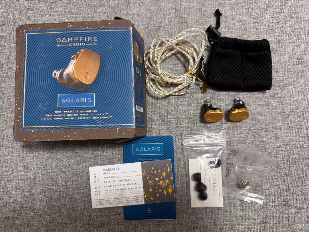 Campfire audio Solaris 本物鑑定済み Sandal Audio: Campfire Audio Solaris イヤホンの試聴レビュー