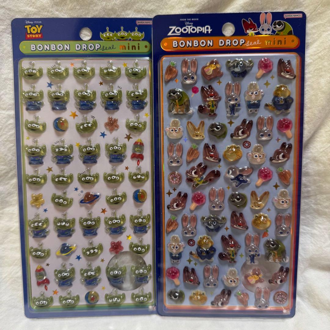 ボンボンドロップシール ミニ ディズニー コンプリート 8種 まとめ売り