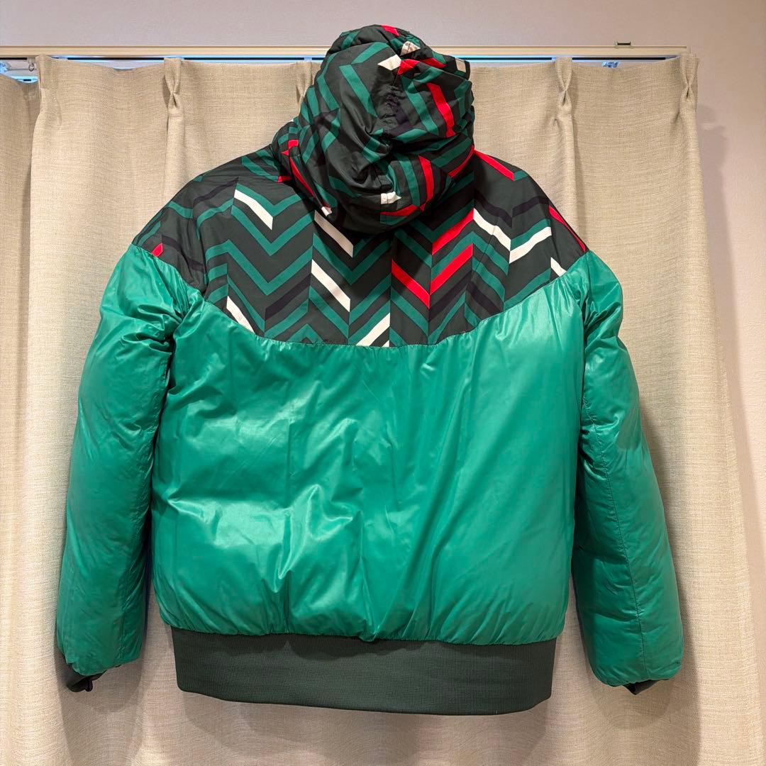 Nike ダウンジャケット グリーン リバーシブル - メルカリ