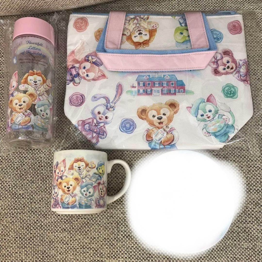 ダッフィースーベニア4個セット ハートフェルトレターズオブフレンド