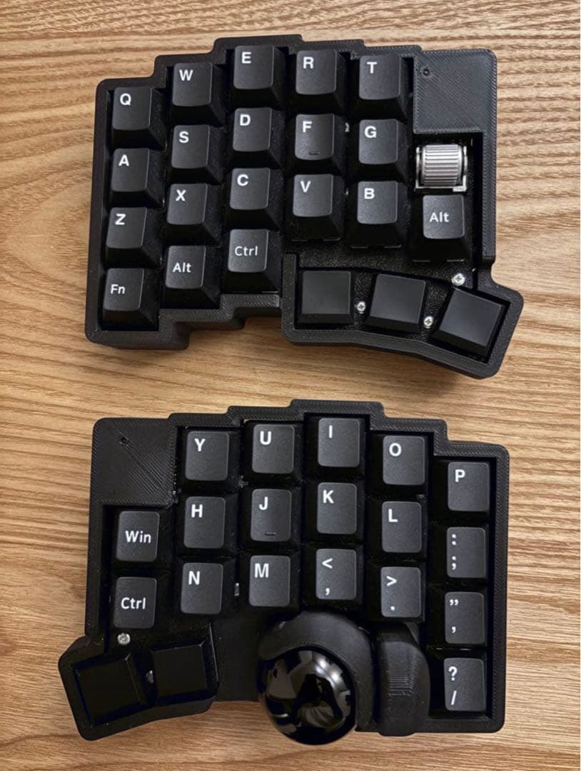 roBa 分割キーボード 黒 - メルカリ