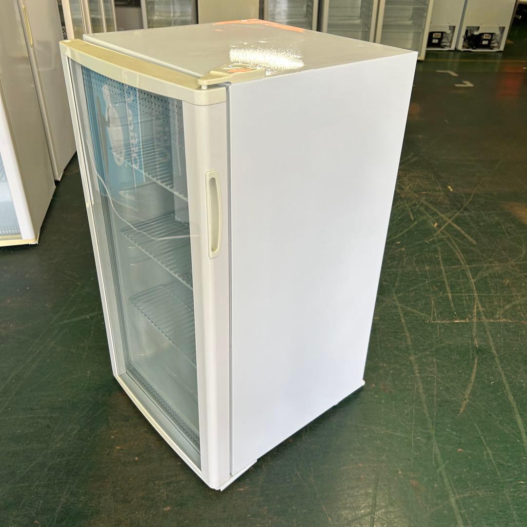 132業務用 冷蔵ショーケース オフィスコンビニ XW-105 左右開き 小型