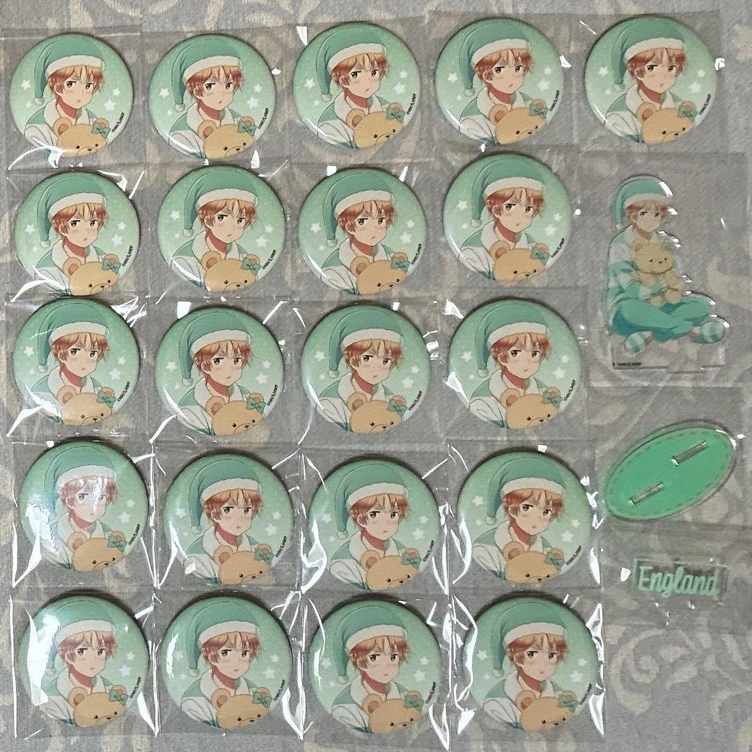 ヘタリア イギリス パジャマ 缶バッジ 21点 ➕アクリルスタンド - メルカリ