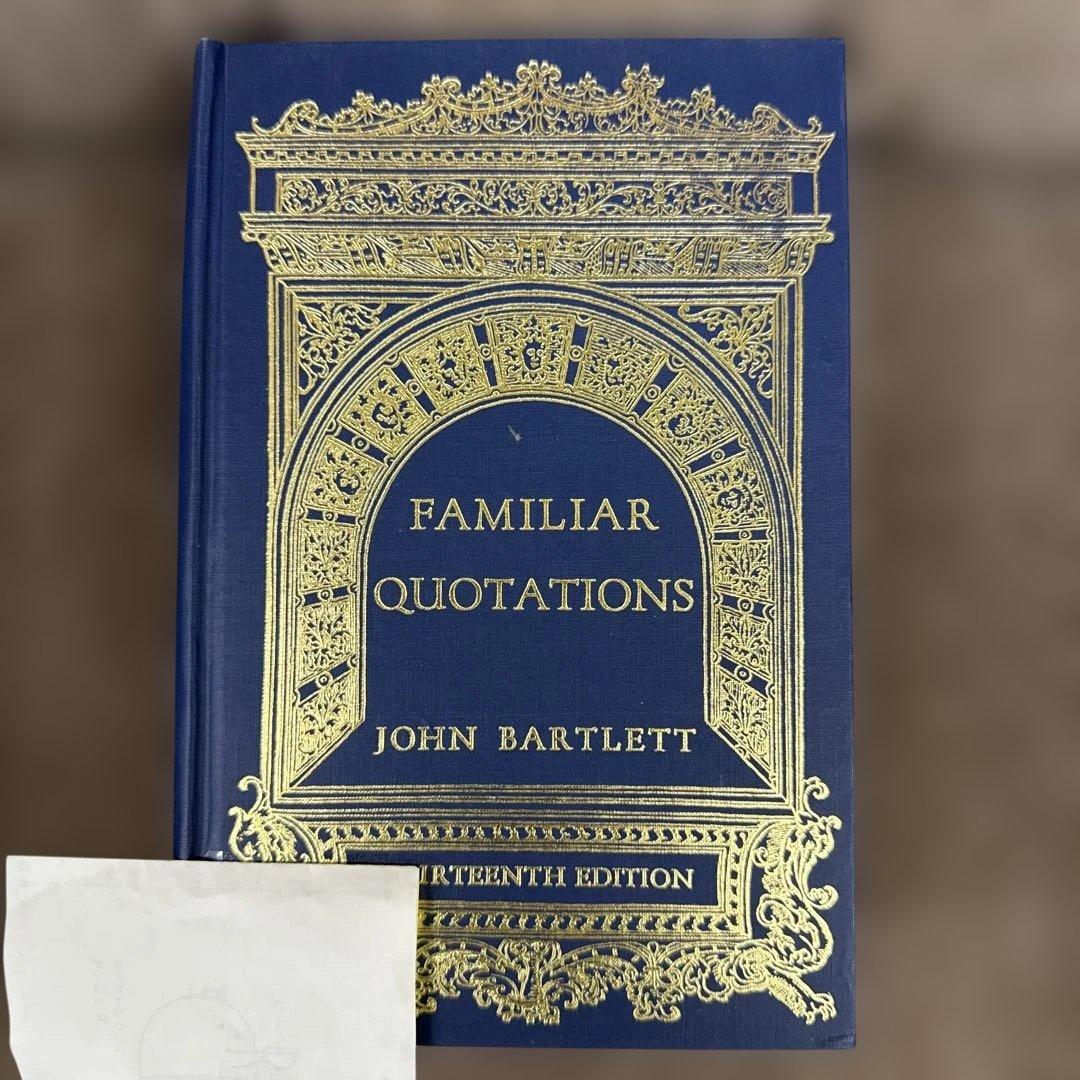 Familiar Quotations: A Collection of Pas - メルカリ