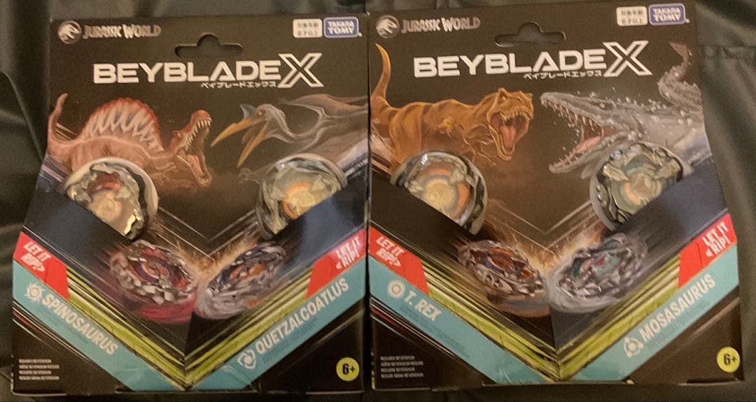 ベイブレードX T-レックス/モササウルス スピノサウルス