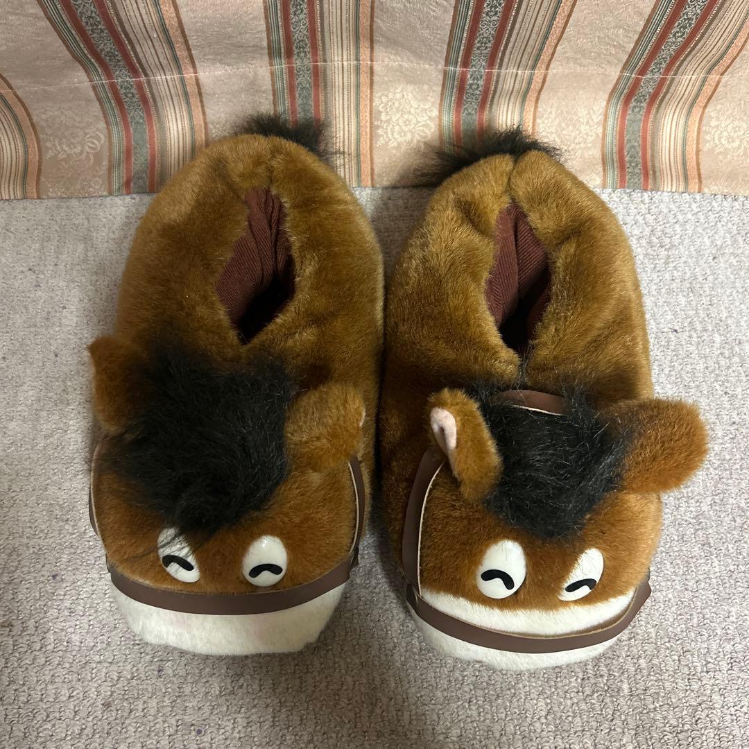 昭和 レトロ ぬいぐるみ 馬 スリッパ 吸盤 4体 午年