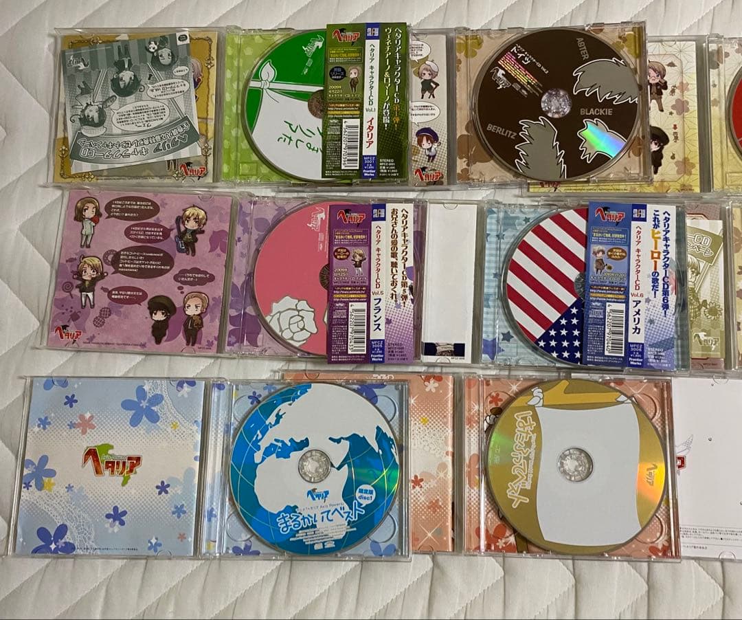 ヘタリア キャラクターCD アルバム 12枚まとめ - メルカリ
