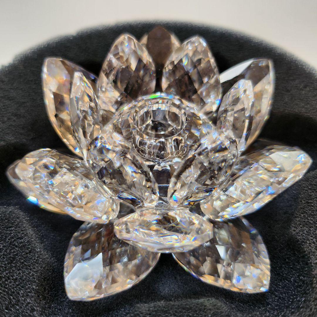 スワロフスキー キャンドル スタンド 睡蓮 - メルカリ