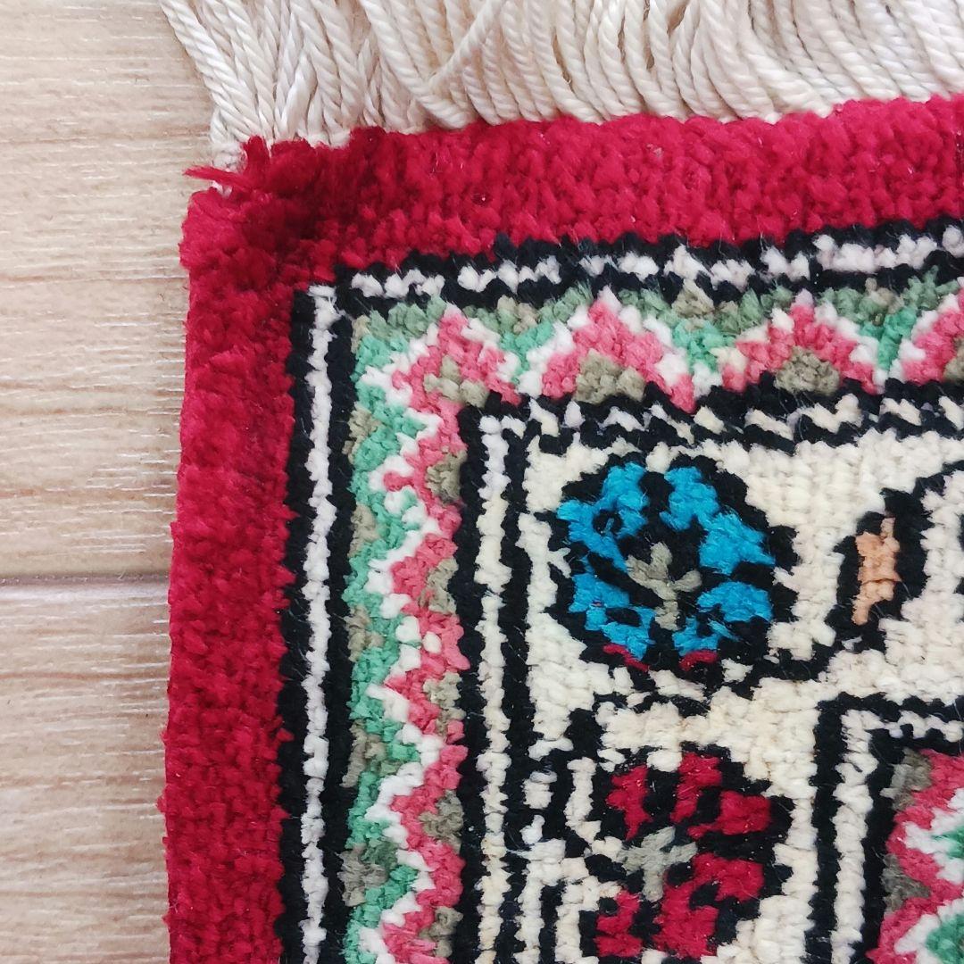 Y2622 ペルシャ絨毯 クム シルク100% 手織り72万ノット ヘシティ 家具