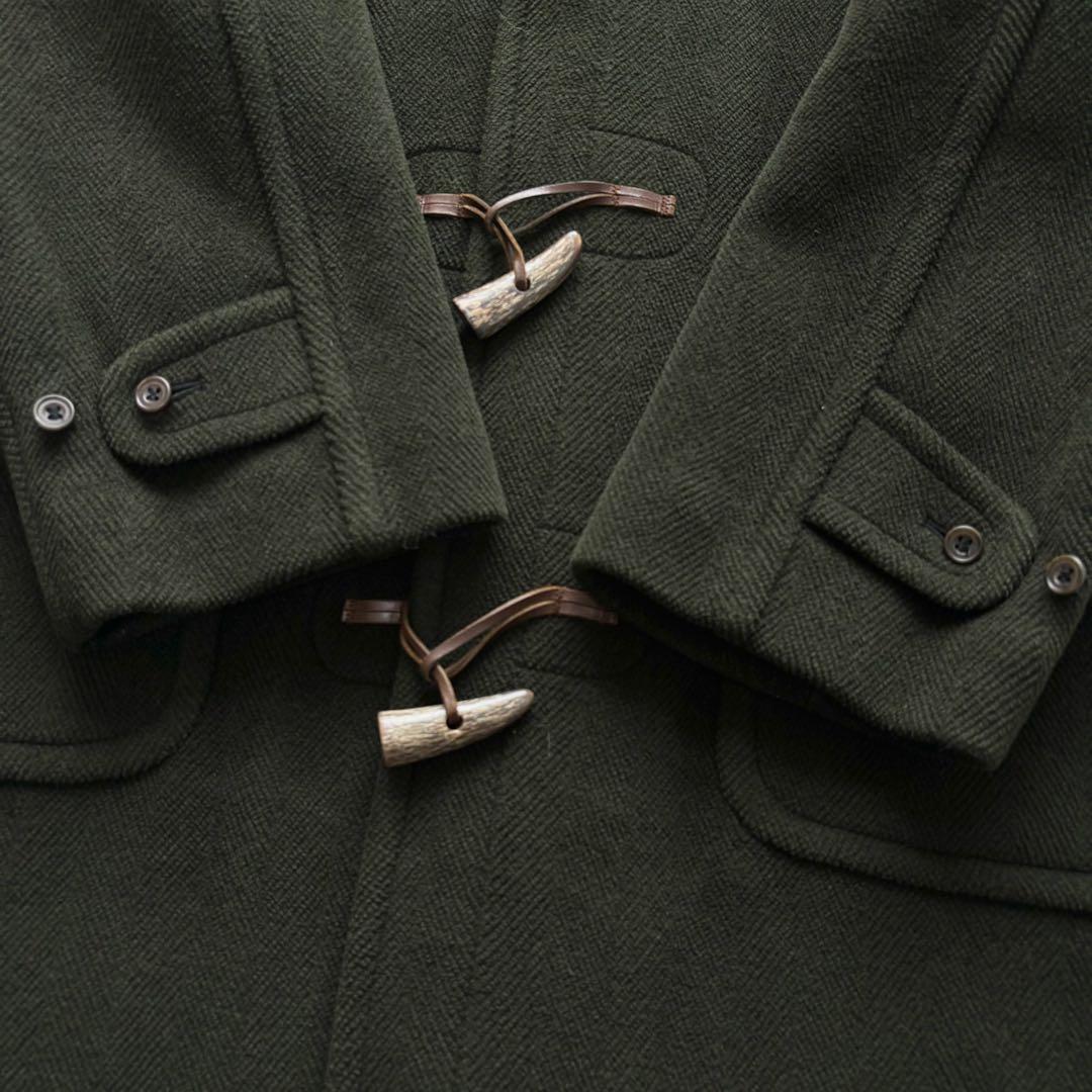 希少 インバーティア ダッフルコート 旧タグ ヘリンボーン ムーア