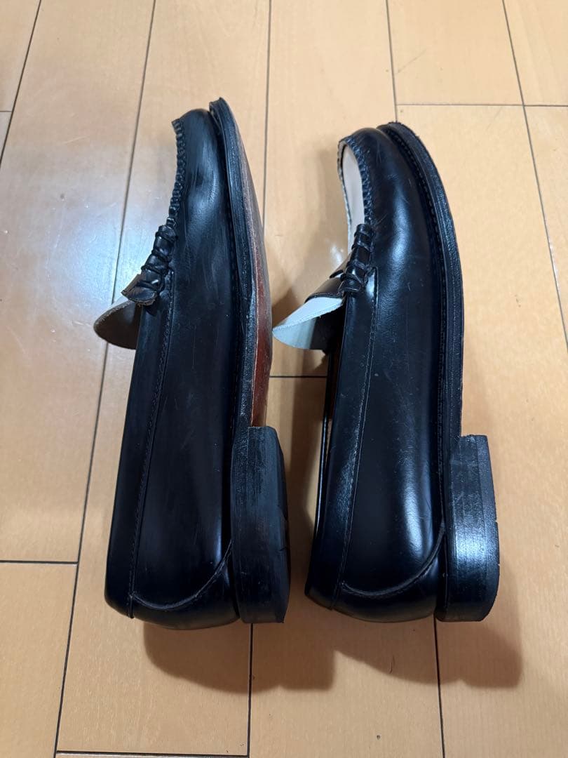 ghbass WEEJUNS ローファー白/黒 レザー 26.5cm　箱無し