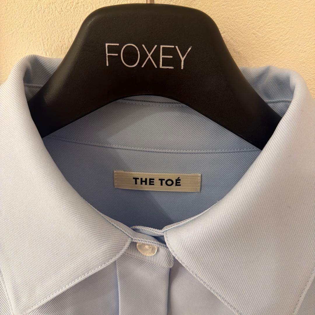 THETOE Kordela Twist Shirt リボン シャツ ブルー - メルカリ