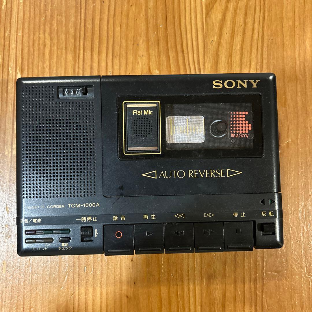 SONY ソニー カセット レコーダー TCM-1000A ジャンク - メルカリ