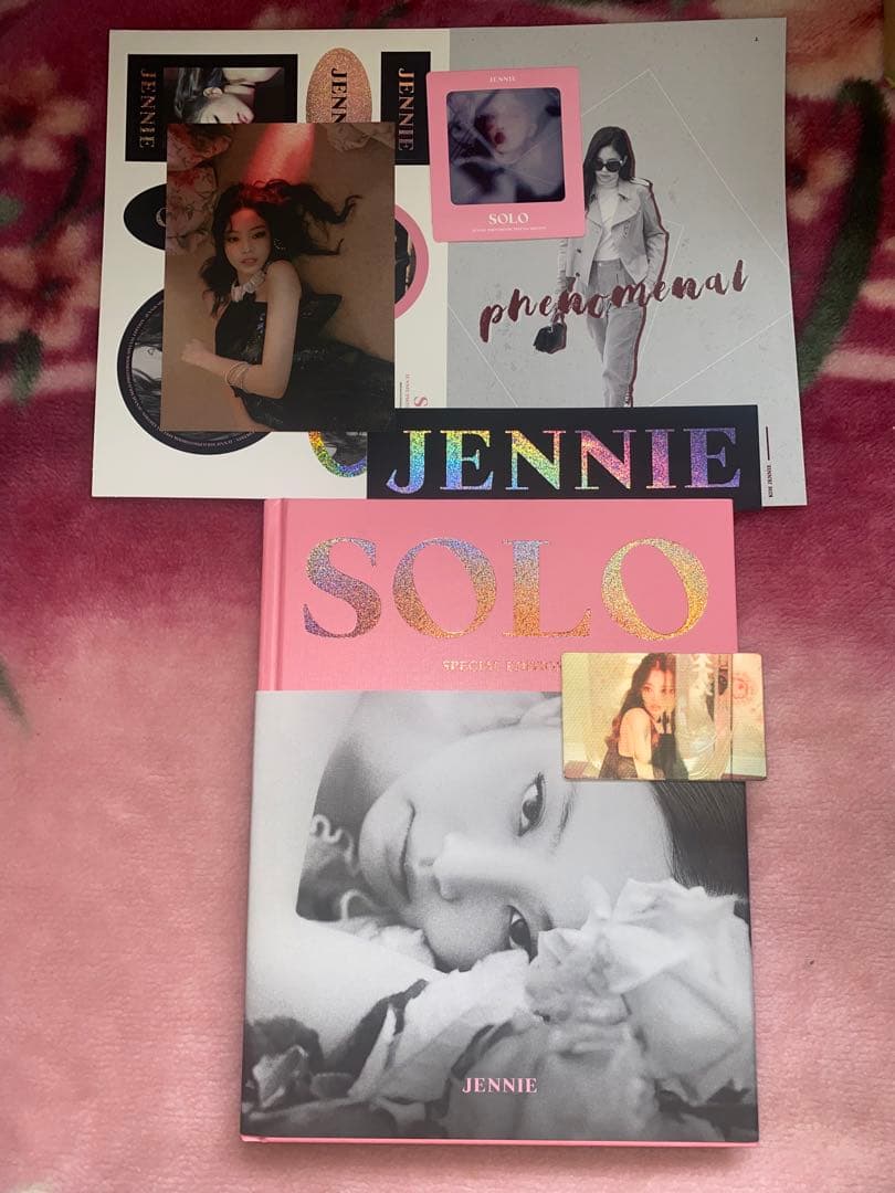 Jennie solo special edition レンチキュラートレカ Blackpink Jennie Official SOLO Special Edition POB Lenticular