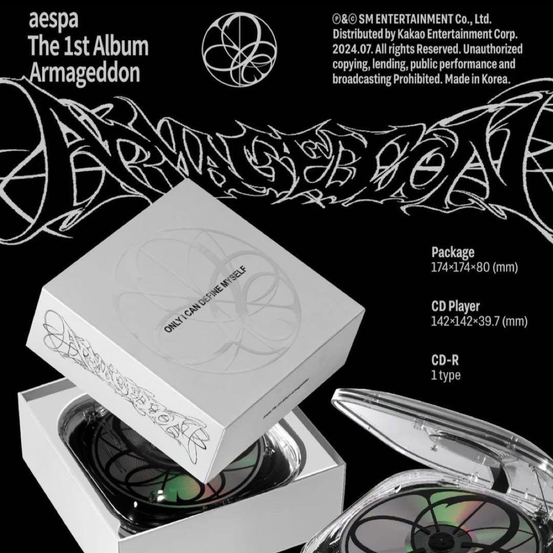 残り1点] aespa Armageddon CDP CDプレーヤー エスパ - メルカリ