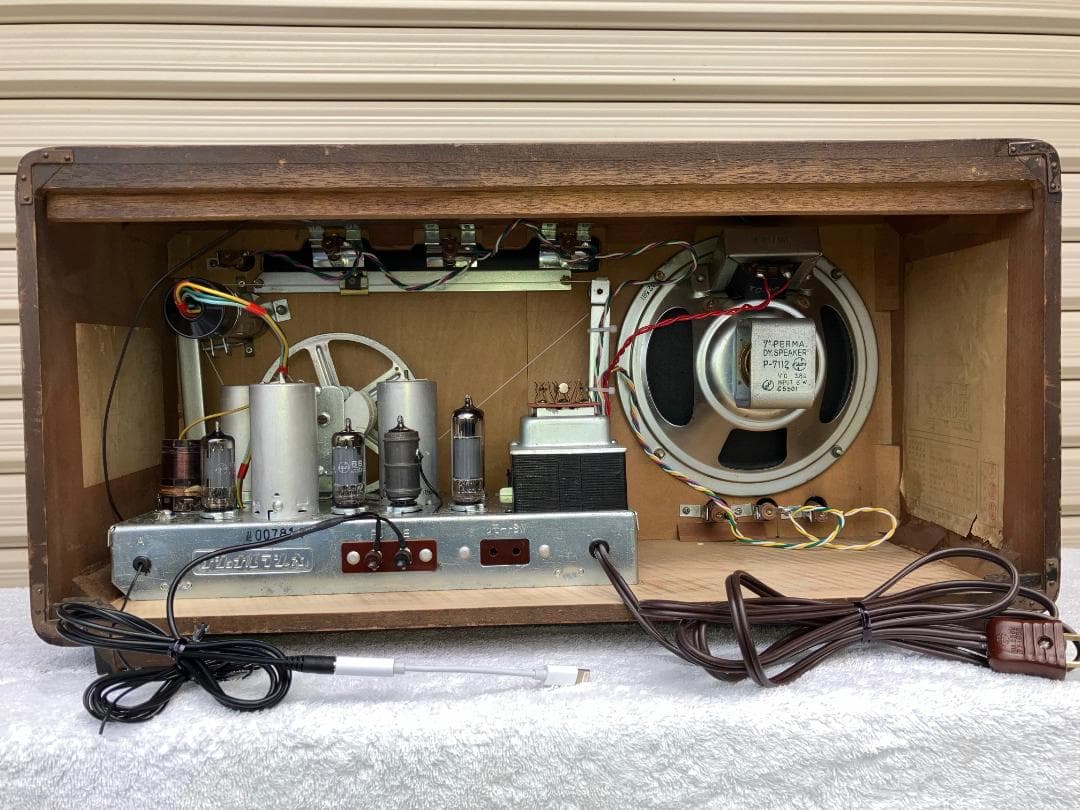 保証1カ月ナショナル真空管ラジオ マジックスーパーBL-280後期型 完全