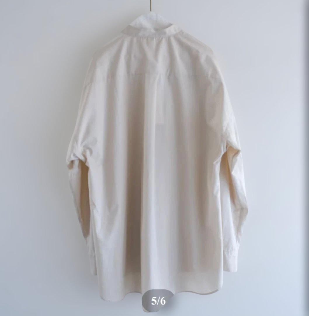 Yoli | Band collar shirt - Beige size3 - メルカリ