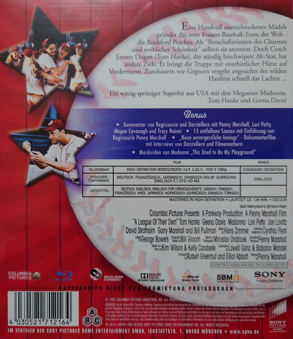 日本語吹替・字幕あり】プリティ・リーグ('92米)［海外版Blu-ray］野球