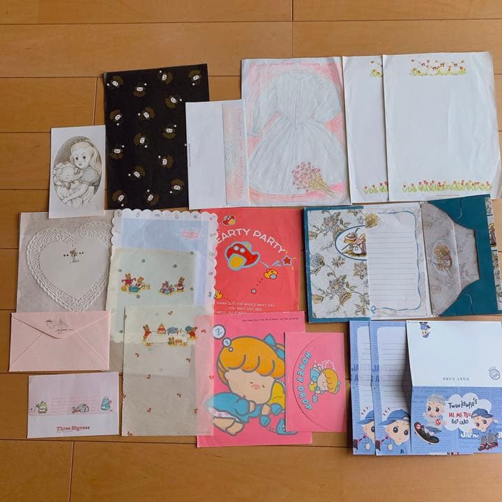 昭和レトロ ファンシー文具 サンリオ 便箋 封筒 シール1980年代 まとめ