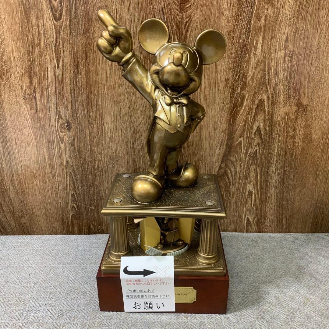 J578 オルゴール ミッキーコンサート 【未使用】ディズニー ノベルティ ディズニー 木製 オルゴール【ミッキー&ミニー機関車】既製品 ｜株式