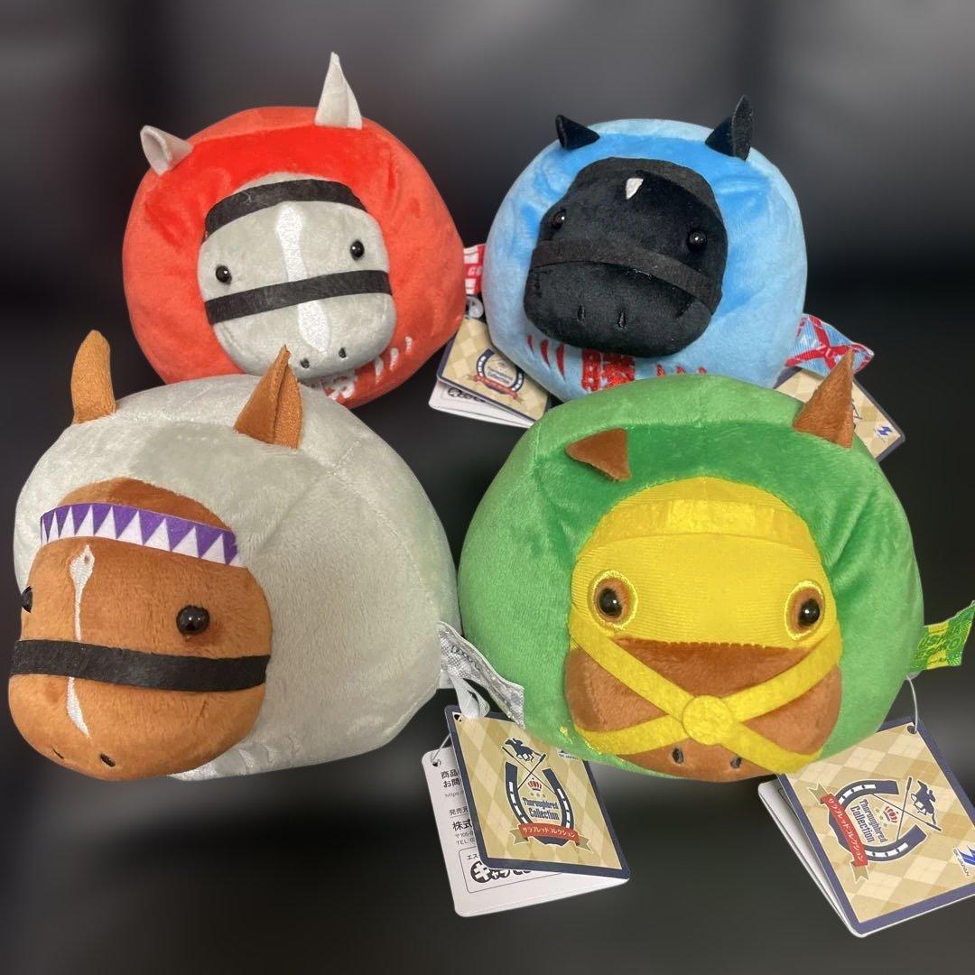 新品未使用】サラブレッドコレクション だるまぬいぐるみ 4種