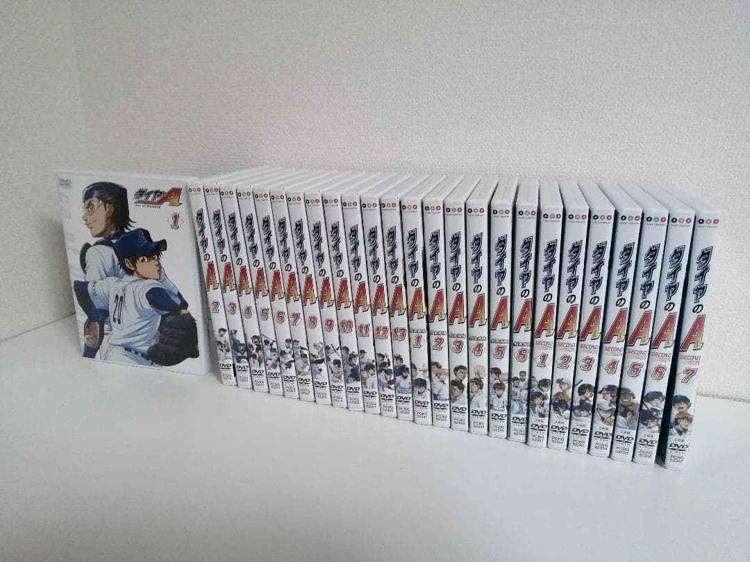 ダイヤのA+稲実戦編+セカンドシーズン　DVD　全26巻セット（欠品あり）