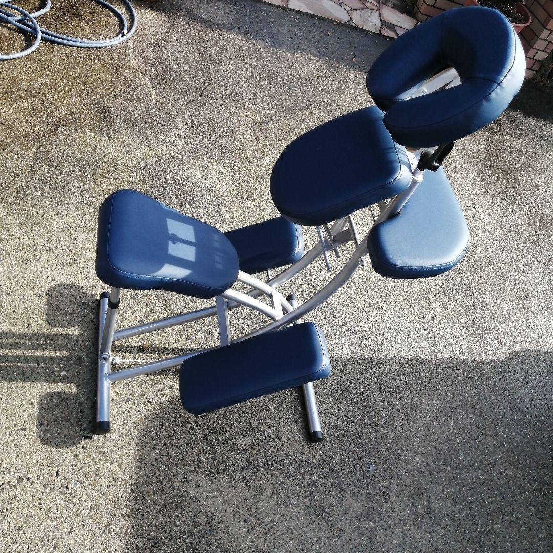 クイックマッサージチェア/折りたたみ式/超軽量/ダークブルー - メルカリ