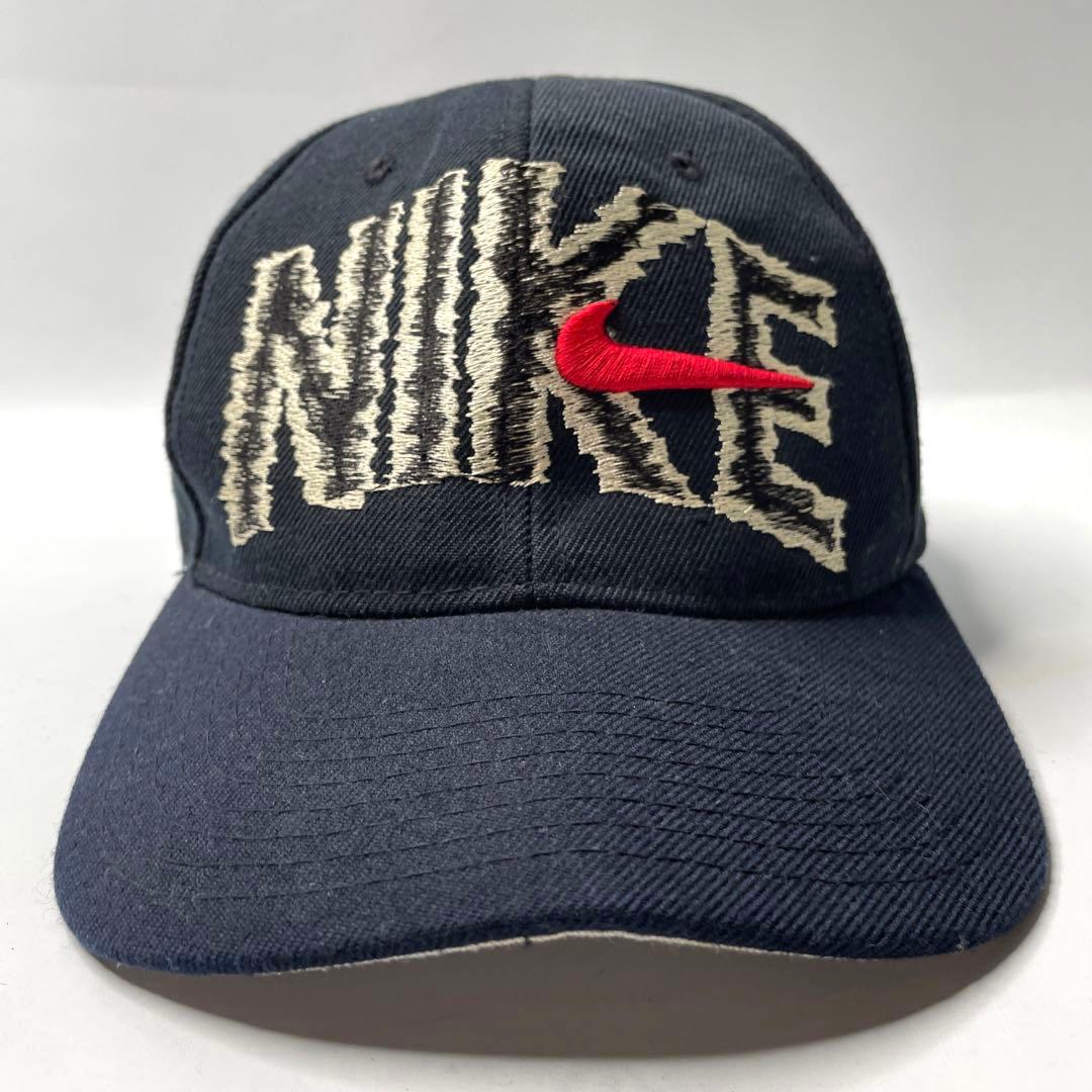 90s NIKE ナイキ キャップ 刺繍 ロゴ - メルカリ
