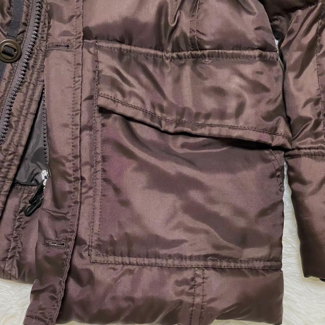 極美品 バーニーズニューヨーク ダウンジャケット イタリア製 ダーク