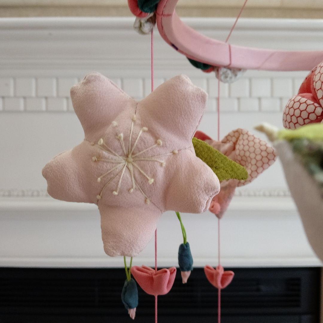 豪華 吊るし飾り 吊るし雛 下げもん7本 ちりめん細工 ハンドメイド