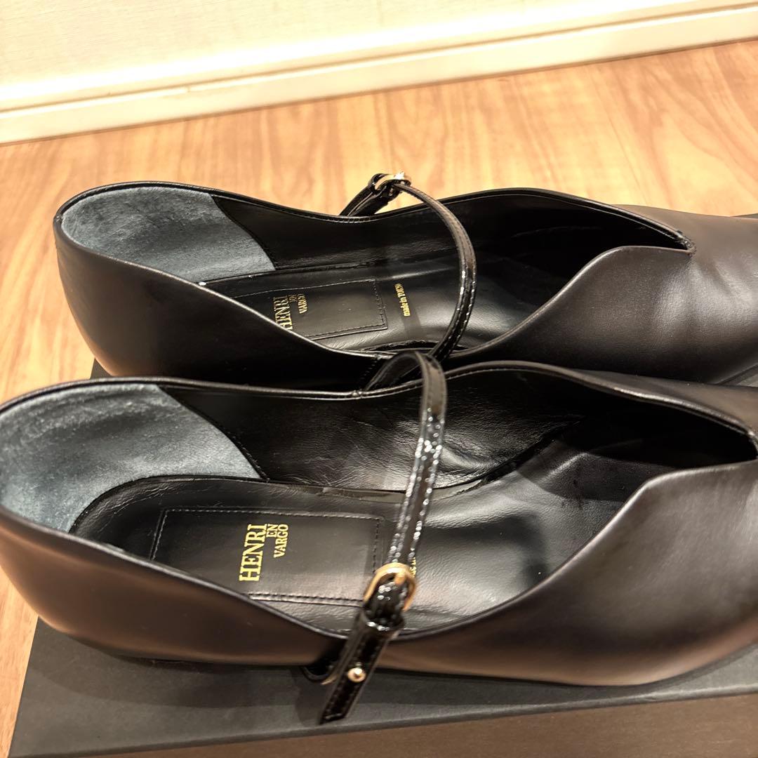HENRI EN VARGO メリージェーン　ブラック　23.5cm